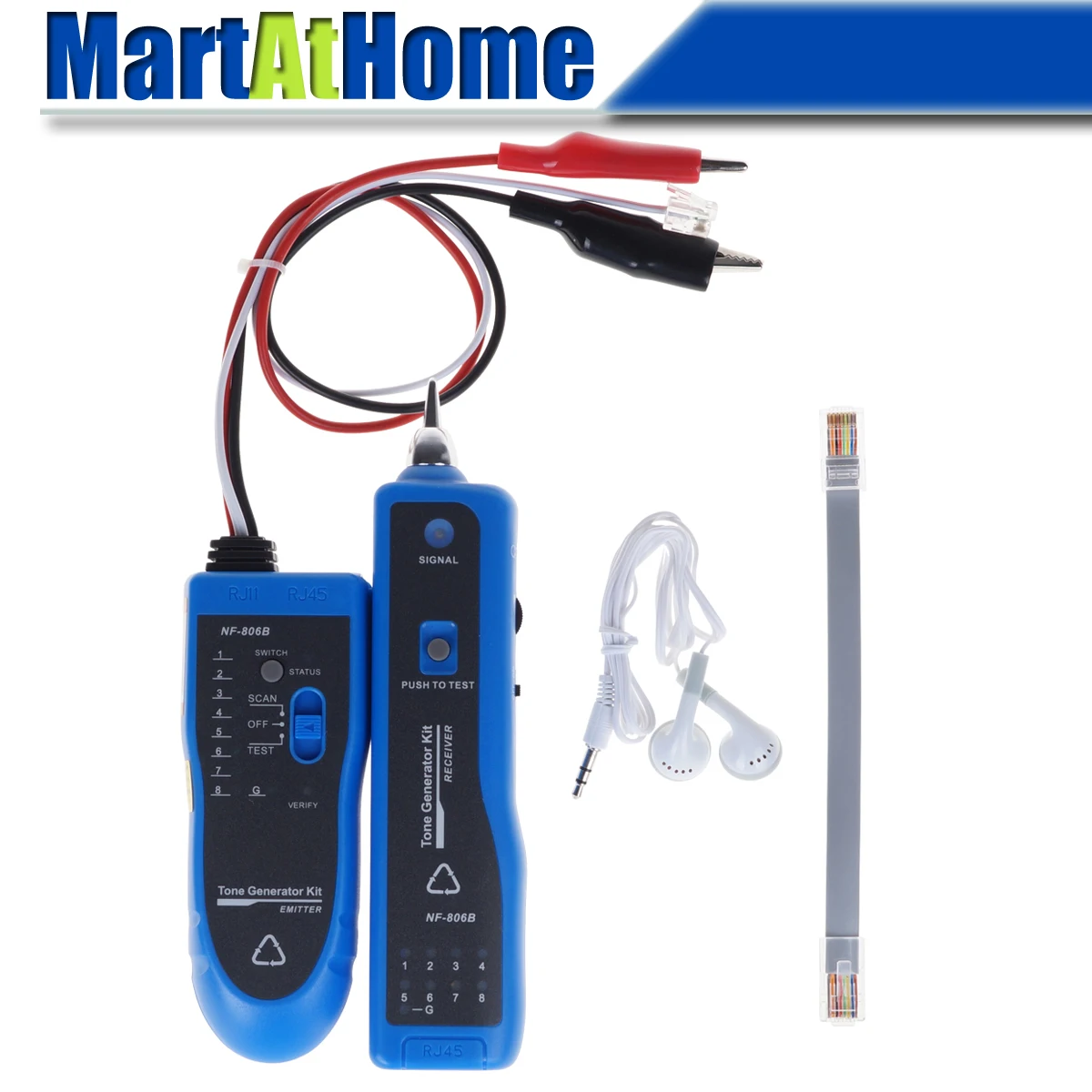 Новый RJ45 проводной трекер Finder Tone Probe Kit 3 км для телефонного провода сетевого