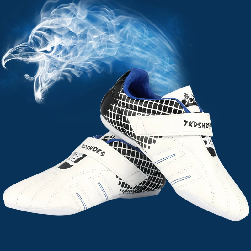 

Taekwondo Shoes Sport Boxing Kung Fu TaiChi Shoes for Adult Men Women Children for Size 27-44 Training Sneaker With One Free Bag