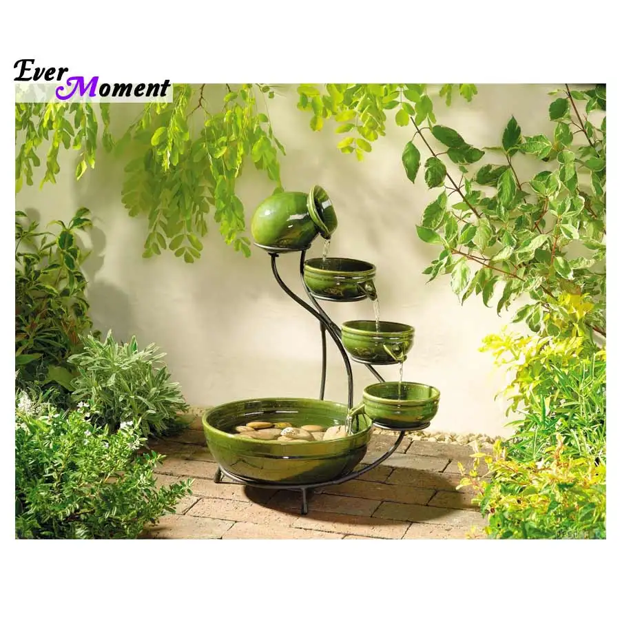 Алмазная живопись мозаика пейзаж зеленого мира 5d алмазная вышивка полная