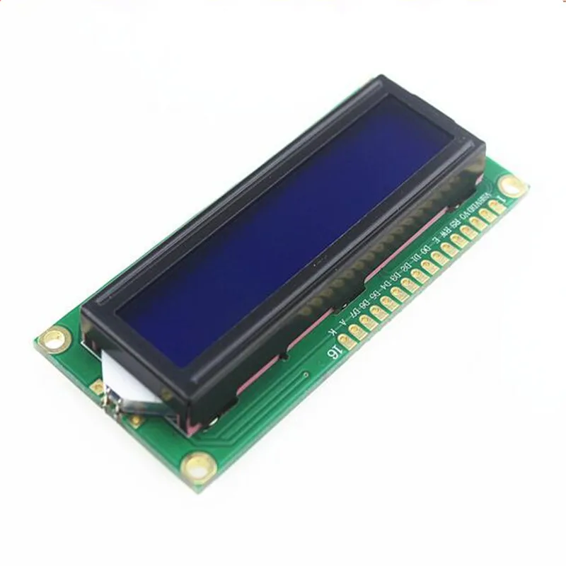 5 шт./лот синий экран 1602A Lan LCD 5V Белый шрифт с подсветкой LCD1602 для arduino|Аксессуары