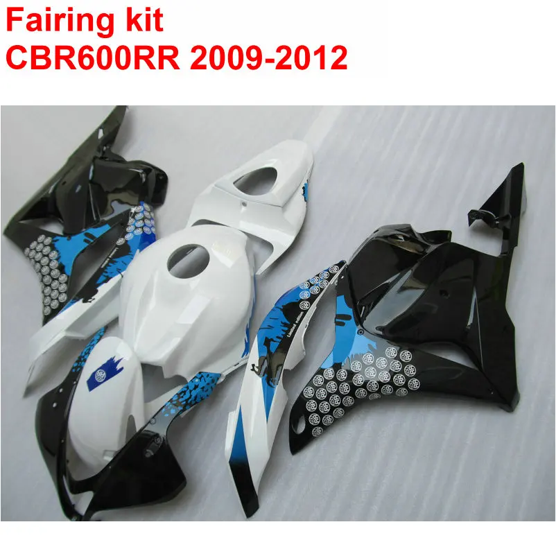 Комплект обтекателей из АБС пластика для HONDA CBR600RR 2009 2011 2012 синие белые черные