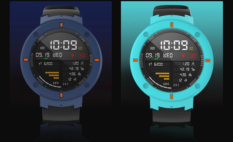 Для Amazfit Verge Xiaomi Huami 3 lite чехол SIKAI защитный ПК Бампер Смарт-часы крышка Анти-Scracth ультра светильник многоцветный