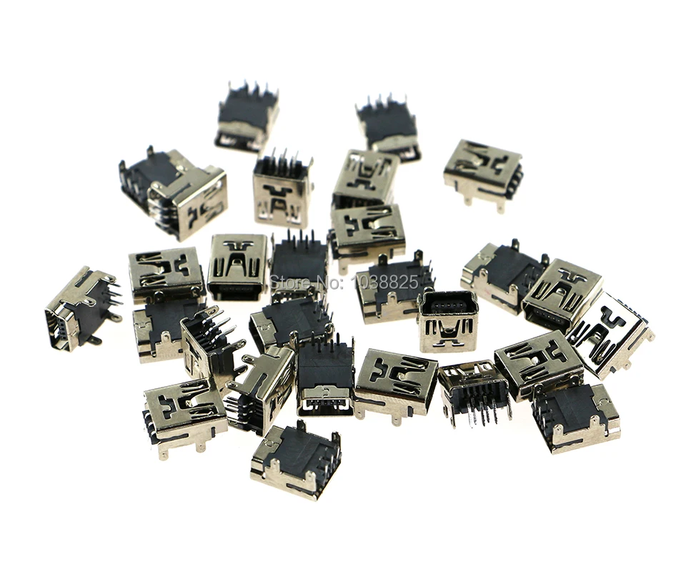 4 fix foot MINI 5P USB зарядное устройство Порт розетка запасные части для контроллера PS3 50