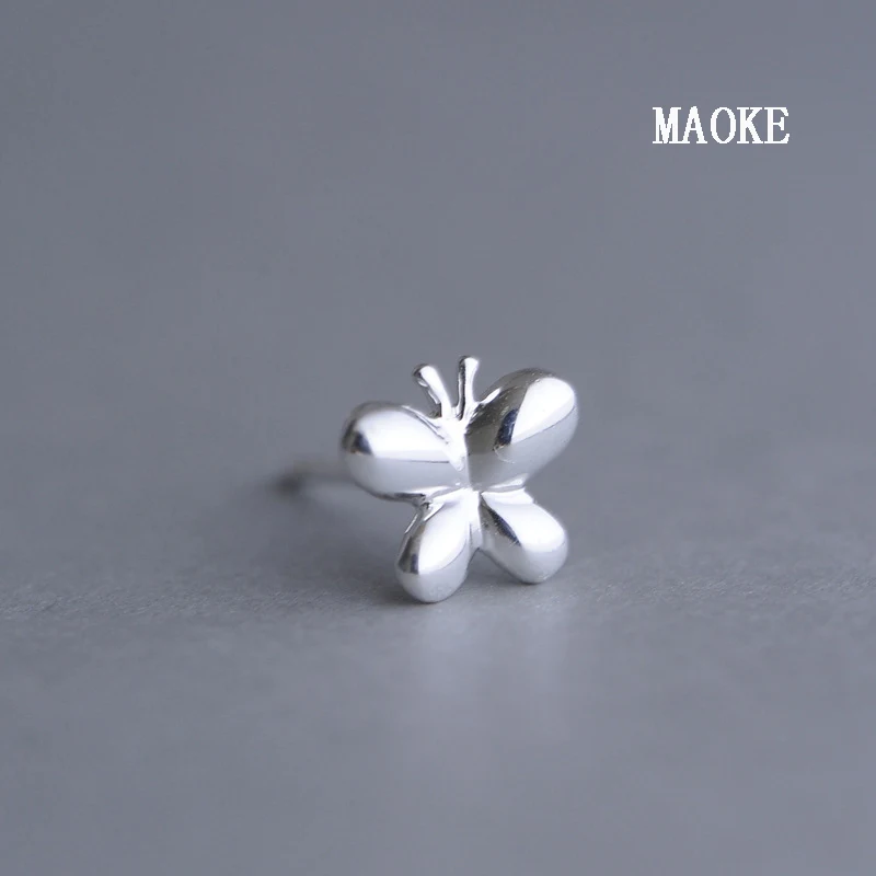 

Promotions Korean Fashion Earrings 925 Sterling SV Temperament Butterfly Earrings Earrings Fashion Jewelry for Women's Gifts