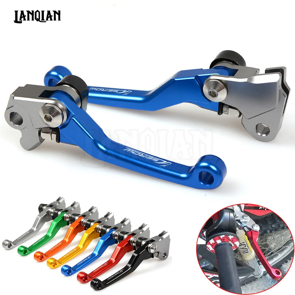 CNC лазерная печать Dirt bike Pivot тормозные рычаги сцепления для YAMAHA SEROW225/SEROW250 1986 2015 SEROW