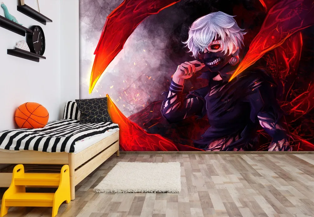 

[Self-Adhesive] 3D Tokyo Ghoul 355 Japan Anime Wall Paper mural Wall Print Decal Wall Murals