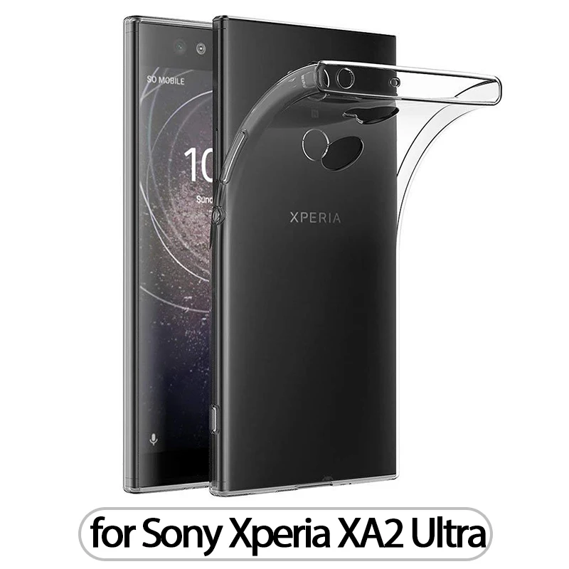for Sony XA2 Ultra Чехол для sony Xperia XA2 XA2 Plus TPU Силиконовый Прозрачный Бампер Мягкий чехол для sony Xperia XA 2 Ультра прозрачная задняя крышка - Цвет: for Sony XA2 Ultra