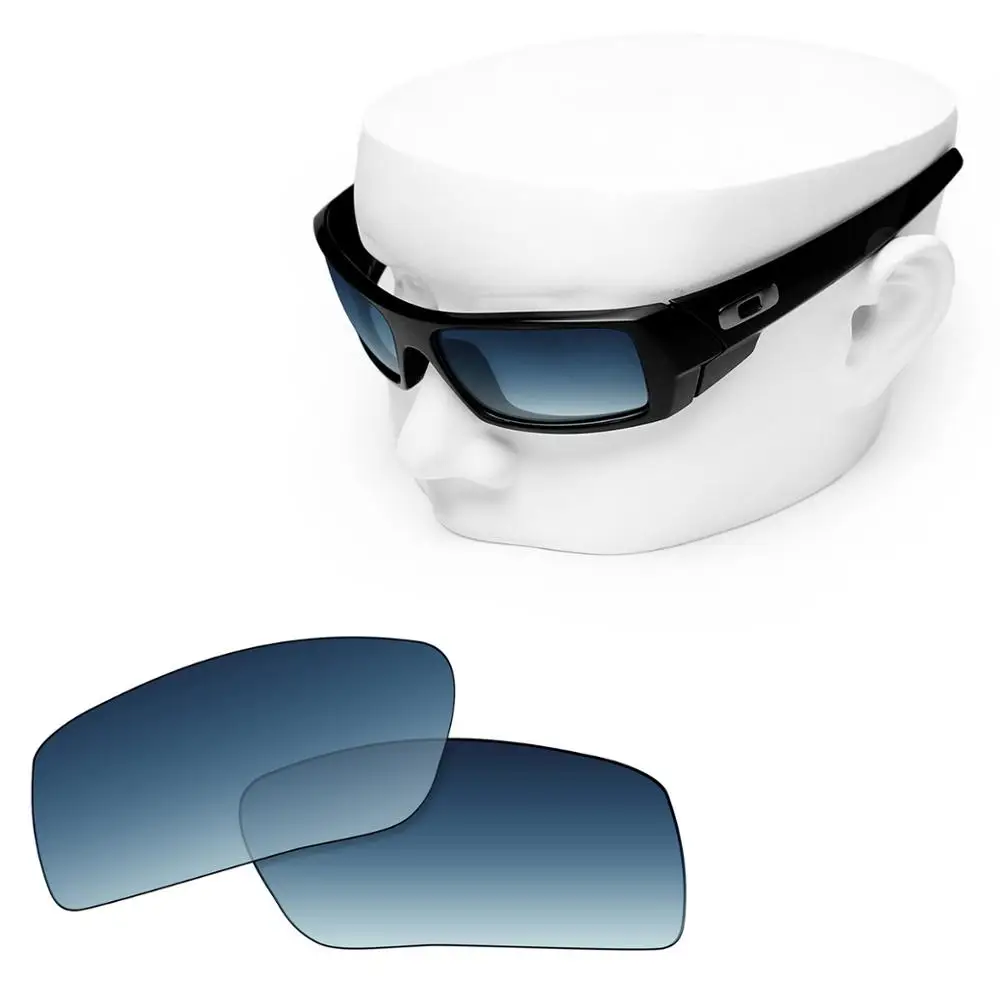 OOWLIT Polarized Replacement Lenses of Blue Gradient for-Oakley Gascan Sunglasses
