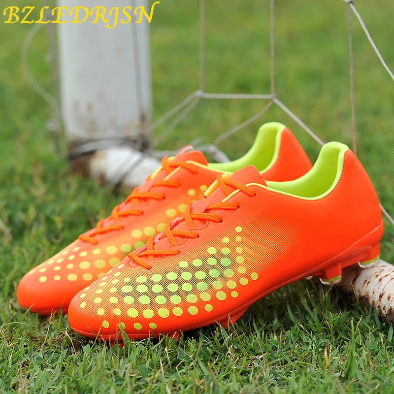Sports Shoes Outdoor boys Soccer Boy Footballs for kids Boots Cleats Football For Sale Sneakers Long Spikes 35-44 | Спорт и