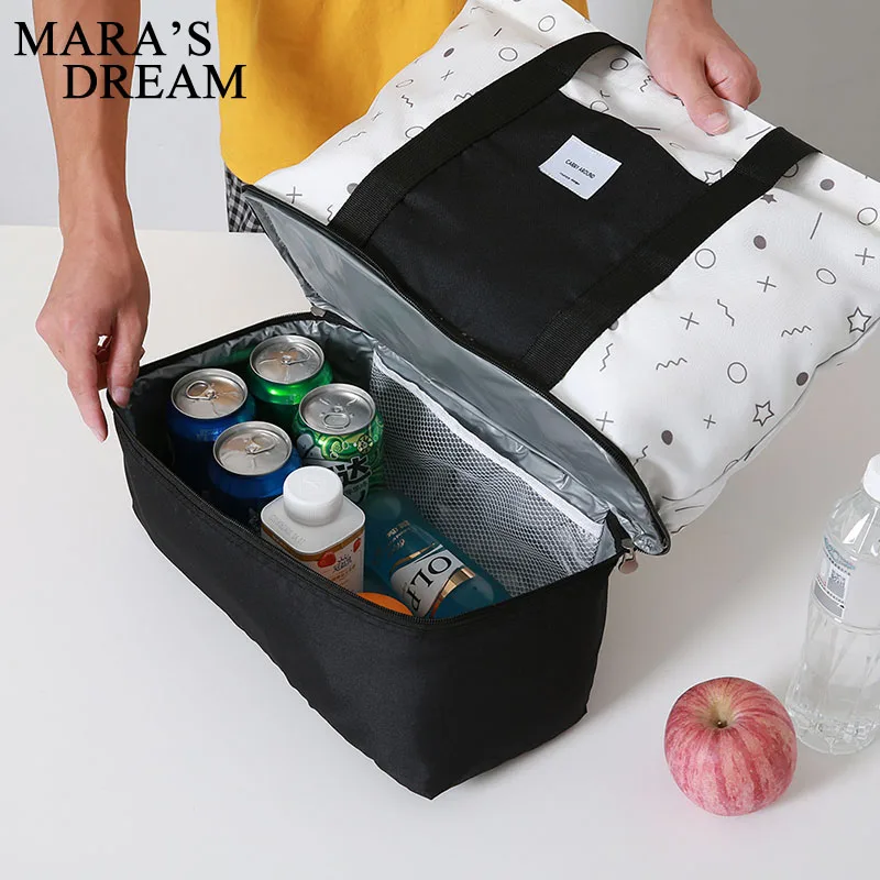 

Mara's Dream Women Lunch bag fashion cartoon printing trend Multifunction large capacity Women bag casual Women storage bag