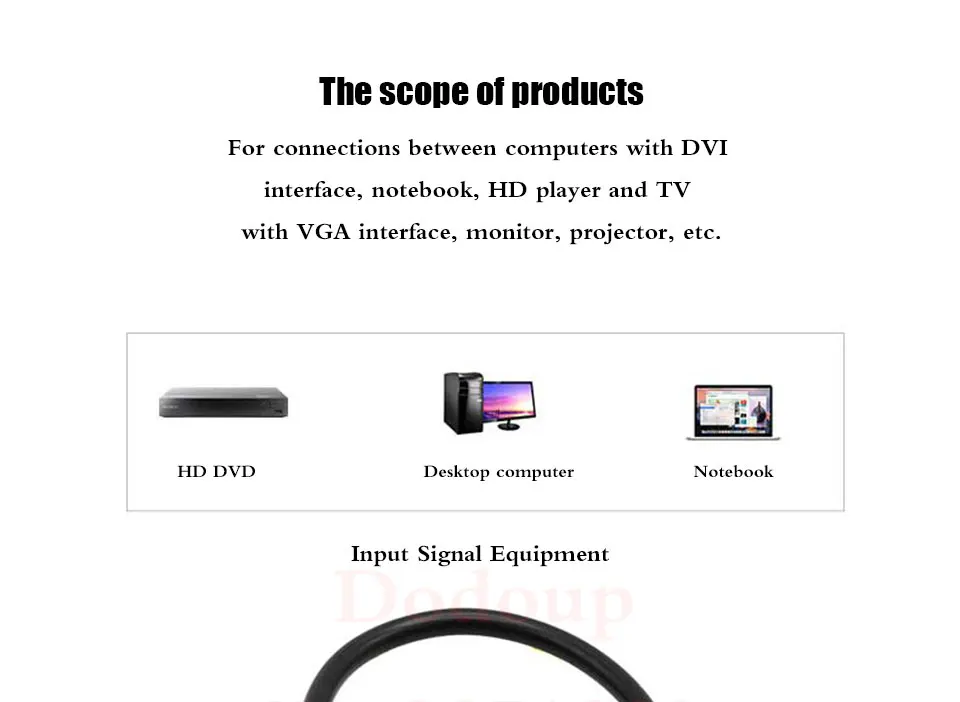 HD 1080P DVI Мужской к VGA Женский видео конвертер Кабель-адаптер DVI 24+ 1 25 Pin к VGA кабель для ТВ ПК Дисплей DVI-D VGA