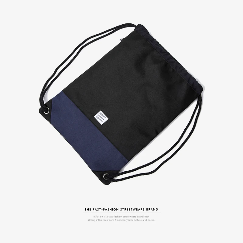 Школьная сумка Royalblue рюкзак на шнурке для подростков Мужская водонепроницаемая
