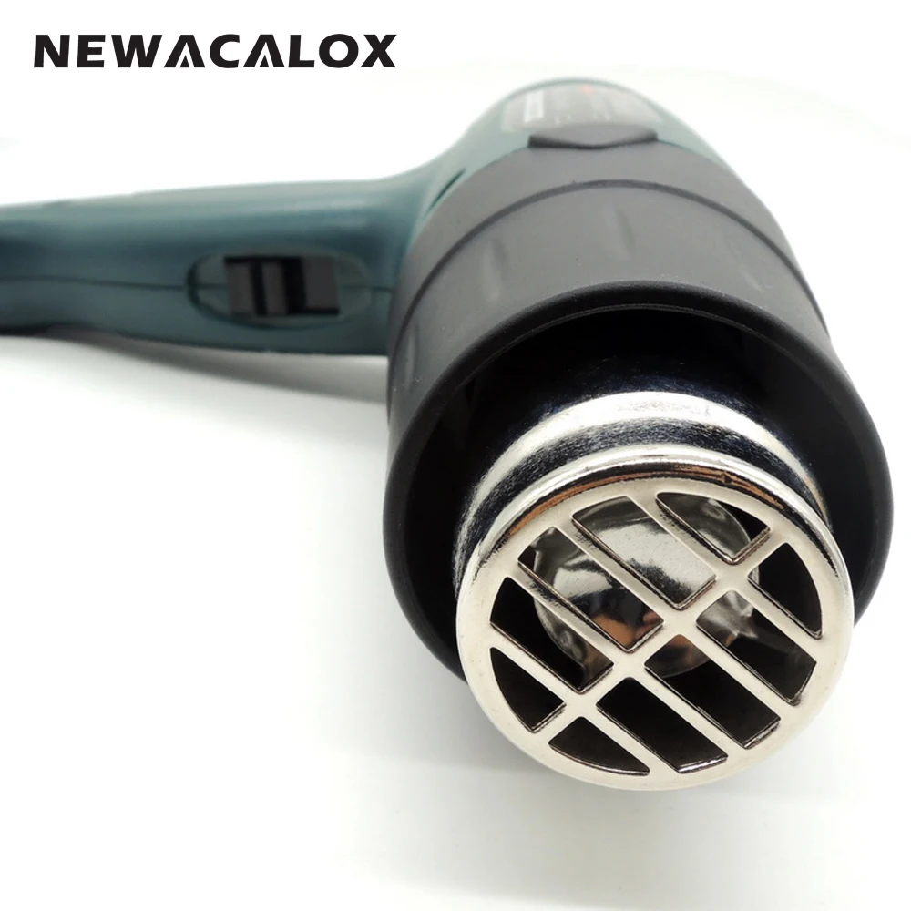 NEWACALOX 1800 Ватт 220 В ЕС вилка промышленный электрический горячий воздушный пистолет