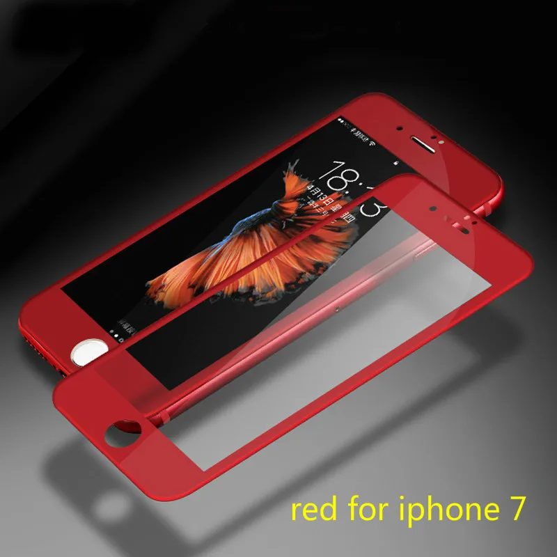 Высококачественная 5D Защитная пленка для экрана iphone 8 закаленное стекло 7 7Plus X |