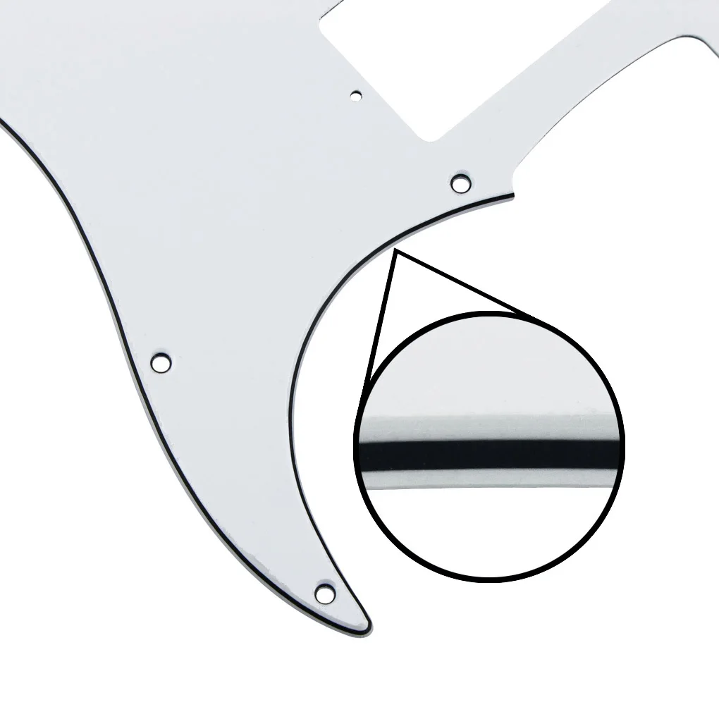 Новинка HSH электрогитара Накладка для защиты от царапин Белый 3 слоя и винты