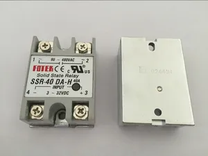 1PCS SSR40DA-H SSR-40DA-H Manufacturer 40A ssr relay, input 3-32VDC output 90-480VAC