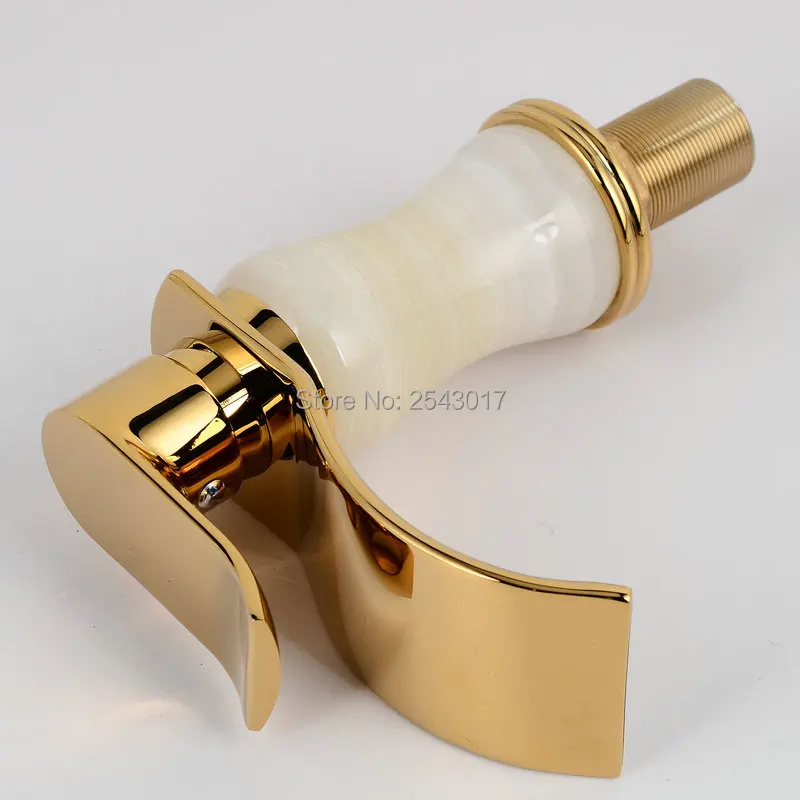 Лидер продаж популярные Смесители для ванной комнаты с золотым водопадом