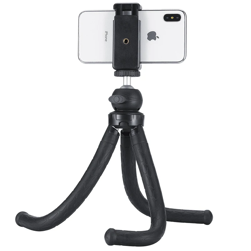 Ulanzi MT-07 Octopus FlexibleTripod 360 панорамная шаровая Головка Для iPhone XS X, монопод для Nikon Canon DSLR камеры Gopro Hero