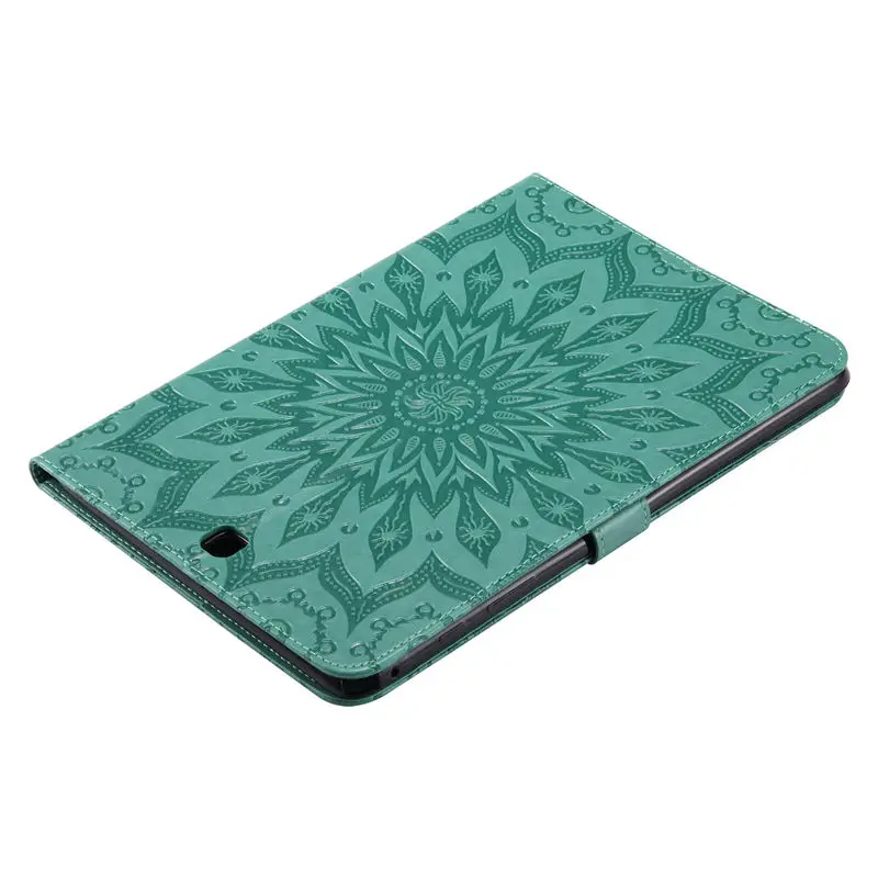 Sunflower Embossed case For Samsung Galaxy Tab A 9.7 inch Cover T550 T555 SM-T550 Funda Tablet PU Leather Stand Shell+ Pen | Компьютеры и