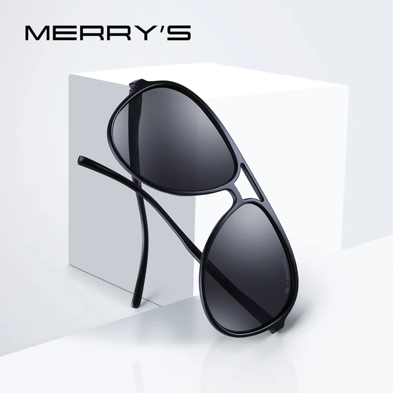 Мужские солнцезащитные очки MERRY'S DESIGN Классические поляризационные в оправе с