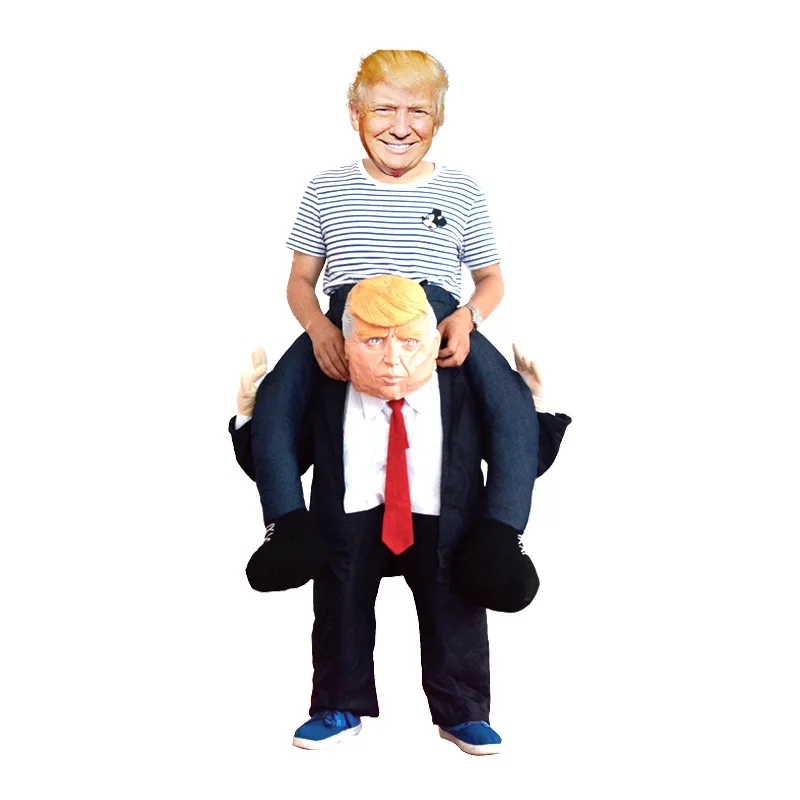 Костюм Дональда Трампа для взрослых, надувной Забавный костюм, праздничная одежда, карнавальный костюм, вечерние карнавальные костюмы, 10,23