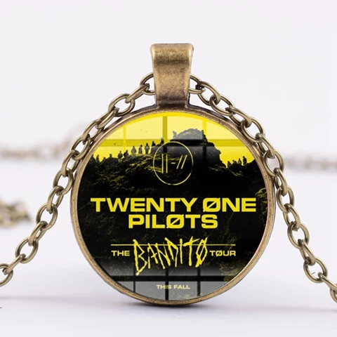 Style 22 SONGDA Горячая музыкальная группа Twenty One Pilots кулон ожерелье для поклонников сувенирный подарок четыре цвета длинная цепь Модный рок ювелирные изделия Хип-хоп - Окраска металла: Style 22
