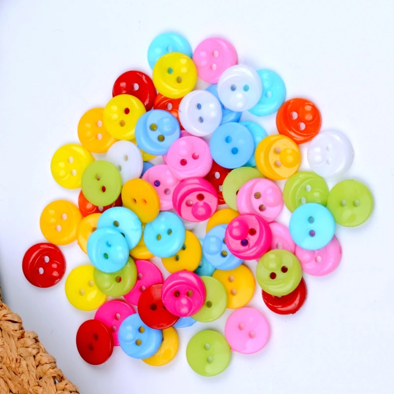 Бесплатная доставка 200psc/лот конфеты цветные пластиковые смолы кнопка