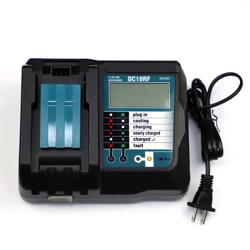 18 В Makita DC18RF DC18RC DC18RA DC18SD Сменное зарядное устройство для BL1830 BL1850 Быстрая зарядка