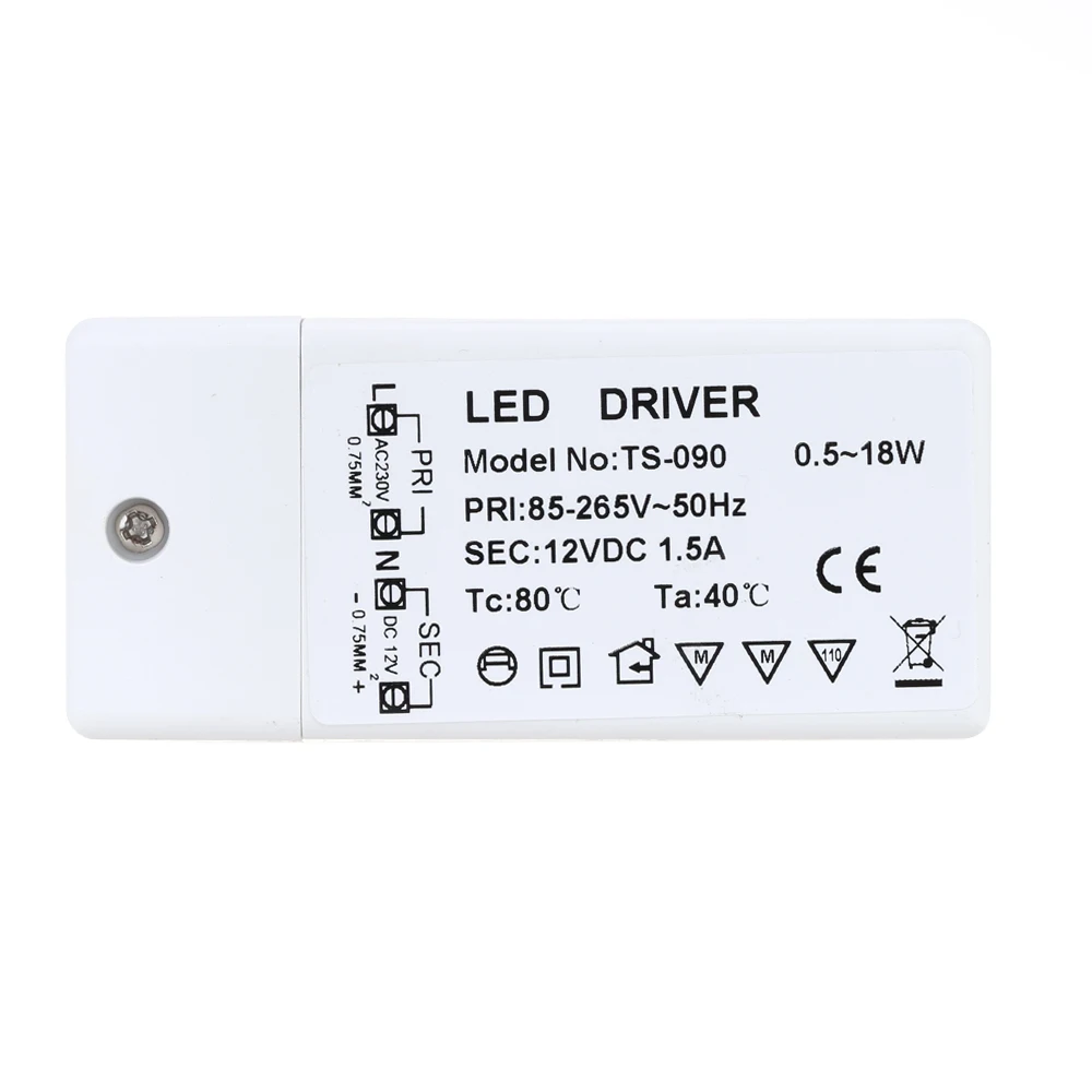 AC 85 265 V к DC 12 SMD светодиодный драйвер трансформатор Мощность для MR11/G4/MR16/GU5.3