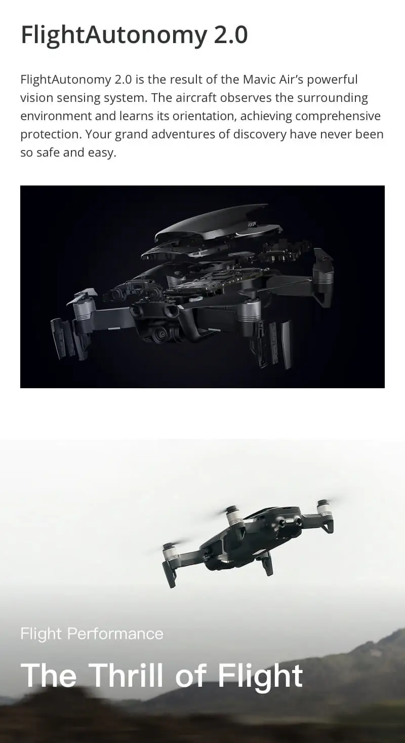DJI Mavic Air/Mavic Air Fly More Combo 4K HD камера складной FPV мини-Дрон Профессиональный Квадрокоптер 21 мин Время полета 4 км пульт дистанционного управления