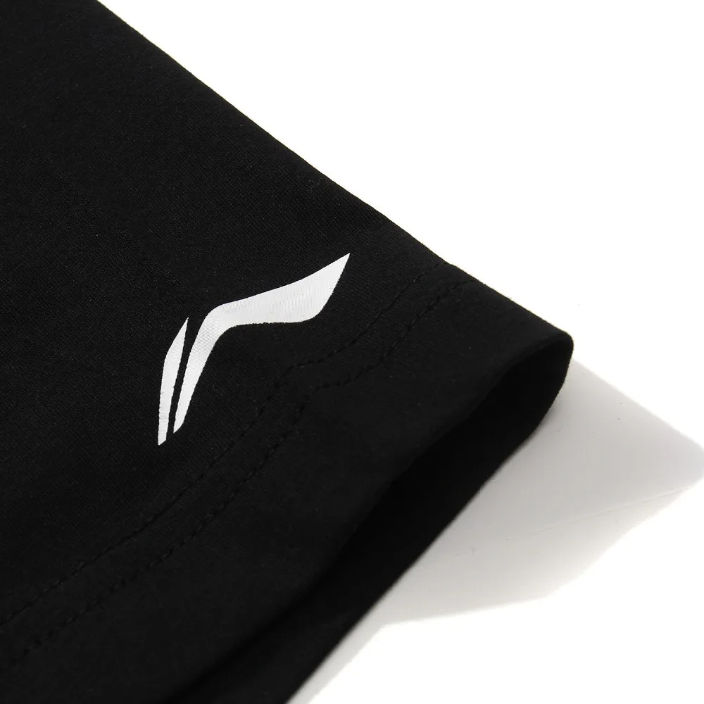 Li Ning Мужская футболка NYFW китайская Футболка с принтом Тай Чи Классическая