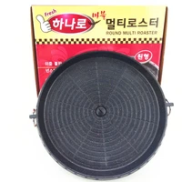 korean barbecue dish baking dish round barbecue dish maifan stone baking tray home wild commercial portable barbecue iron plate