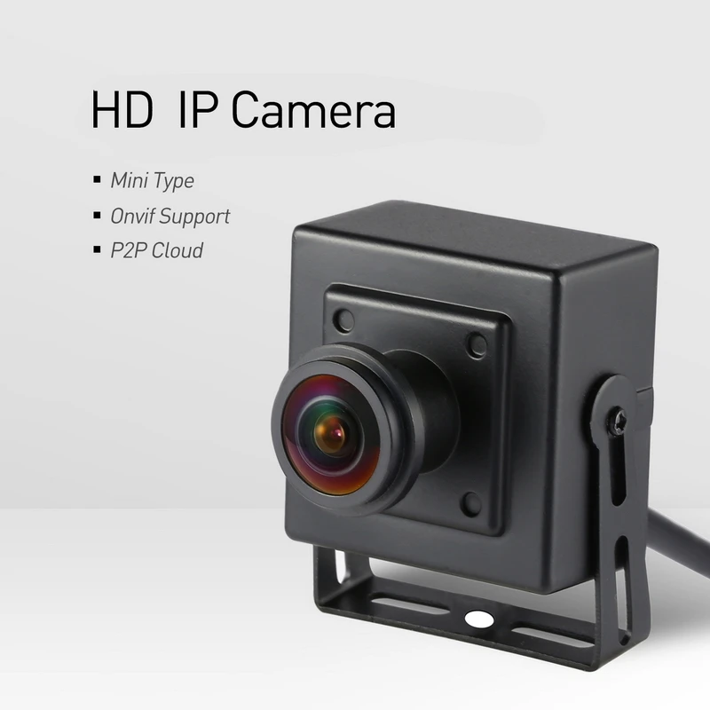 Объектив рыбий глаз HD 1920x1080P 2.0MP Тип мини Крытая ip-камера видеонаблюдения с