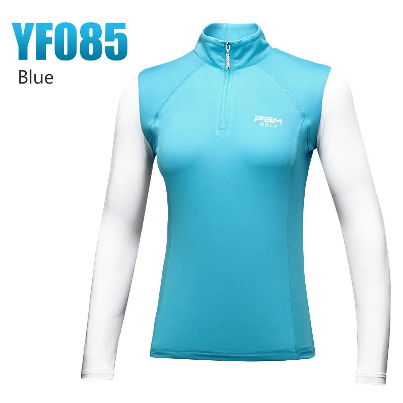 

2018 New PGM Women's Golf T-shirt Golf Apparel Ladies Long Sleeve Tops Summer T Shirt Breathable Comfort t Shirt size S-XL