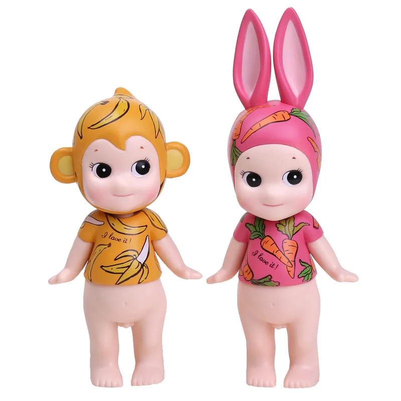 2 шт./лот Sonny Angel банан обезьяна морковь кролик Kewpie кукла ПВХ фигурка игрушка DIY