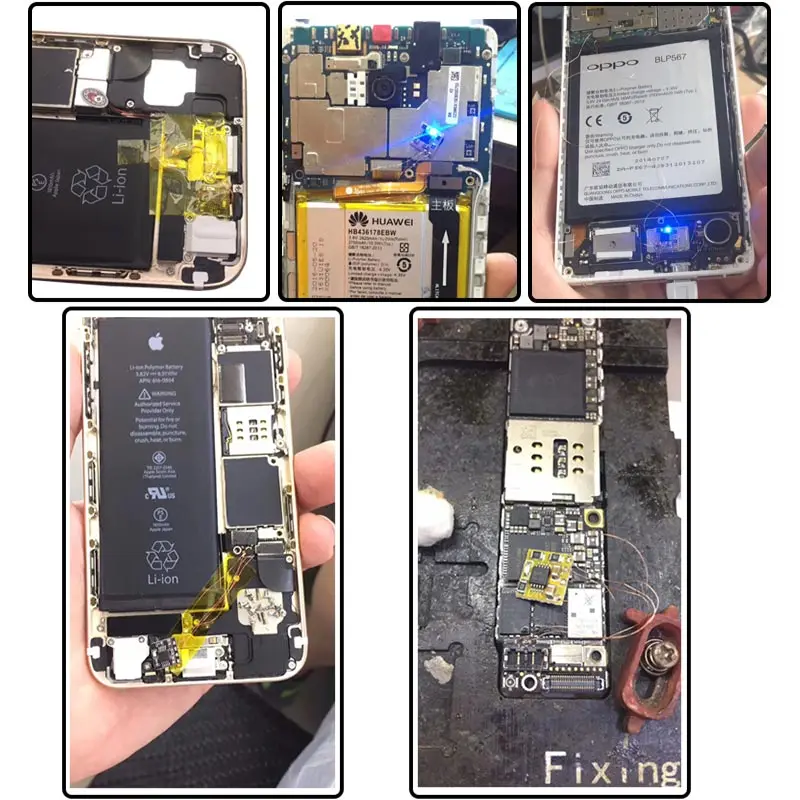 FIXFANS легкая зарядка чип модуль ремонт мобильного телефона PCB IC зарядка проблема не работает для iPhone samsung Android смартфон