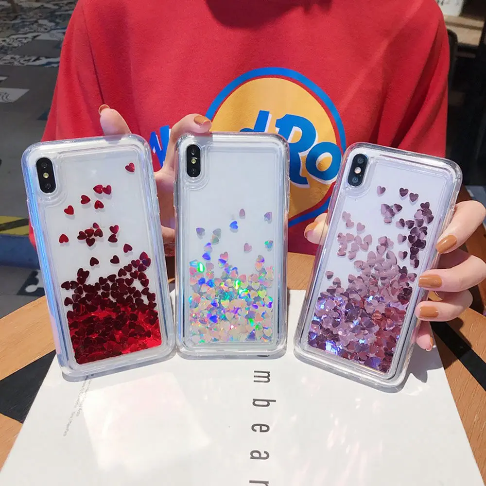 Чехол для телефона зыбучие пески iPhone 7 Plus 8 X XS XR Xs MAx чехол ПК 6 6s простой блестящий |