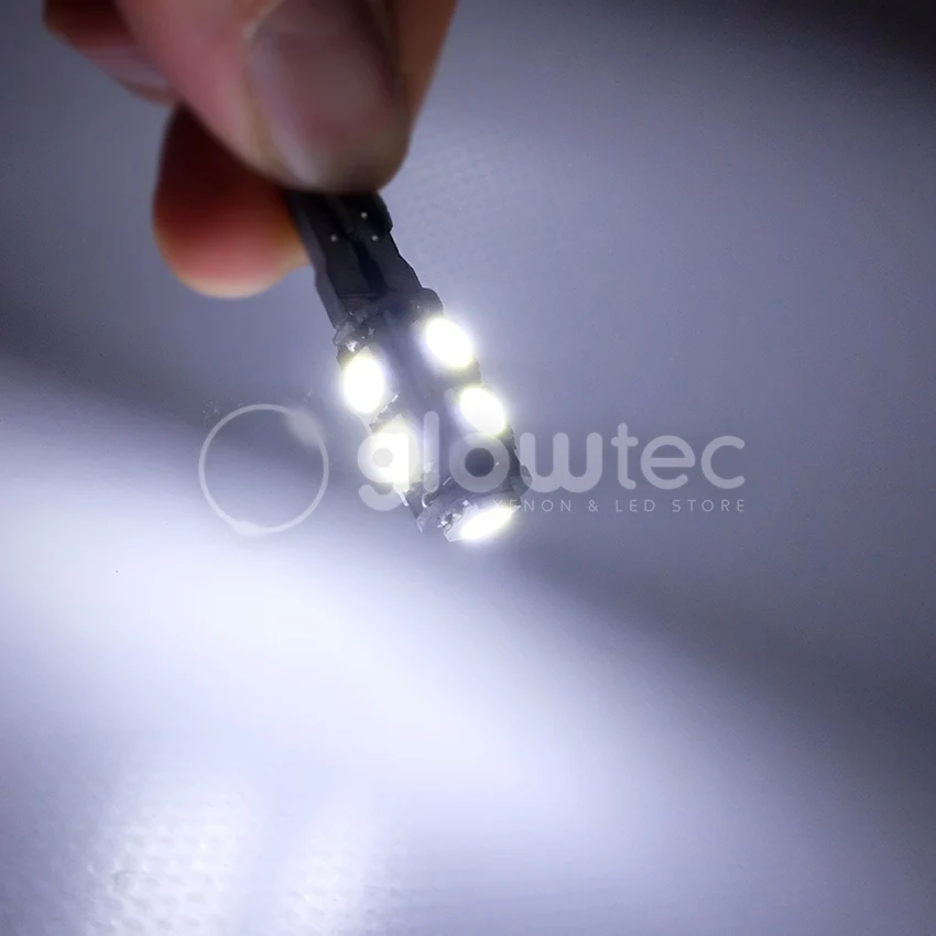 1 шт. автомобисветильник светодиодная CAN-шина T10 9SMD 5050 12 В Canbus W5W 194 9 SMD | Автомобили и