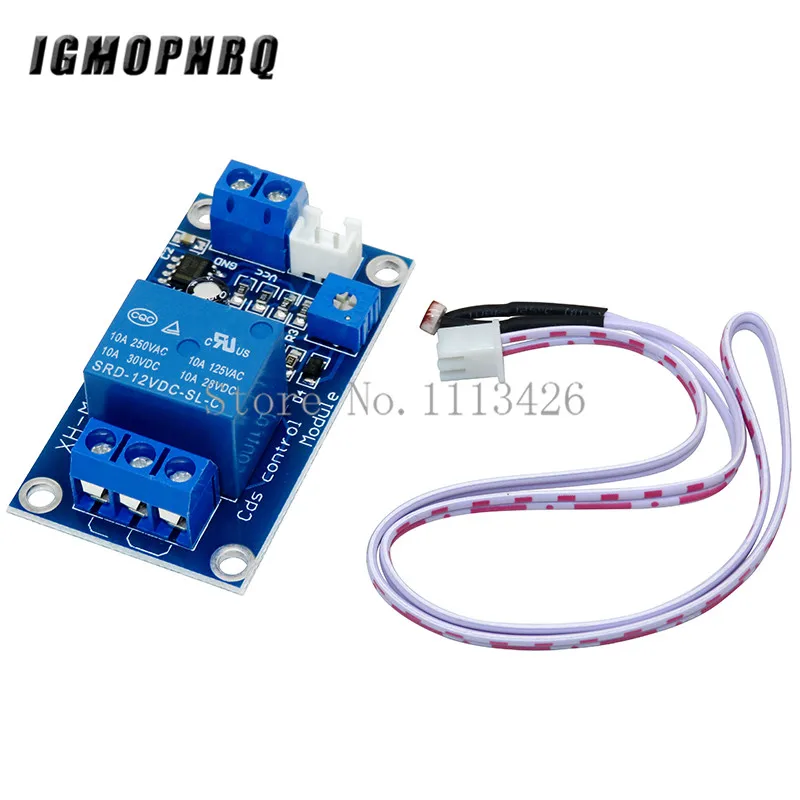 XH M131 DC 5V / 12V переключатель управления освещением реле фоторезистора модуль