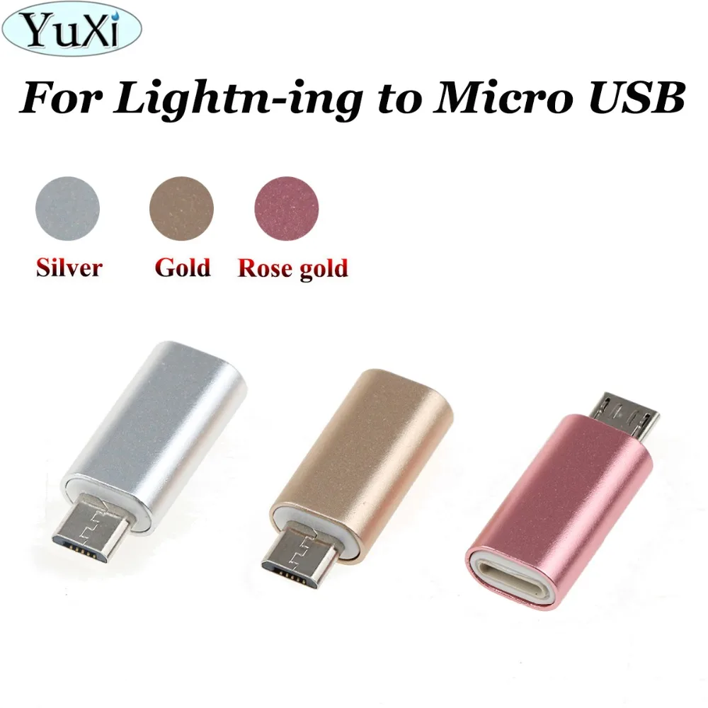 YuXi 8Pin для iphone женский микро USB переходник Samsung Galaxy S4 S6 S7 Note LG G2 Nexus 4|Переходники и