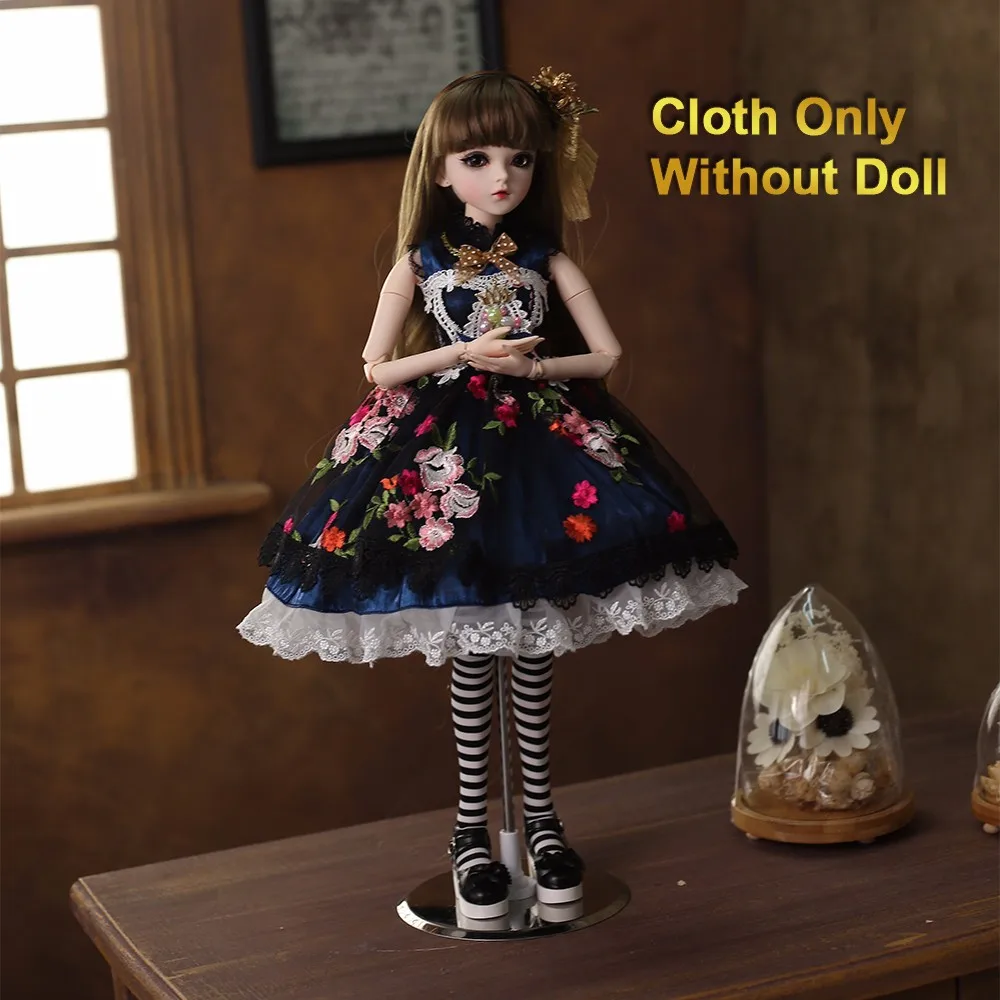 Комплект одежды VICIVIYA 1/3 BJD SD длинное платье макси с высоким и низким вырезом для
