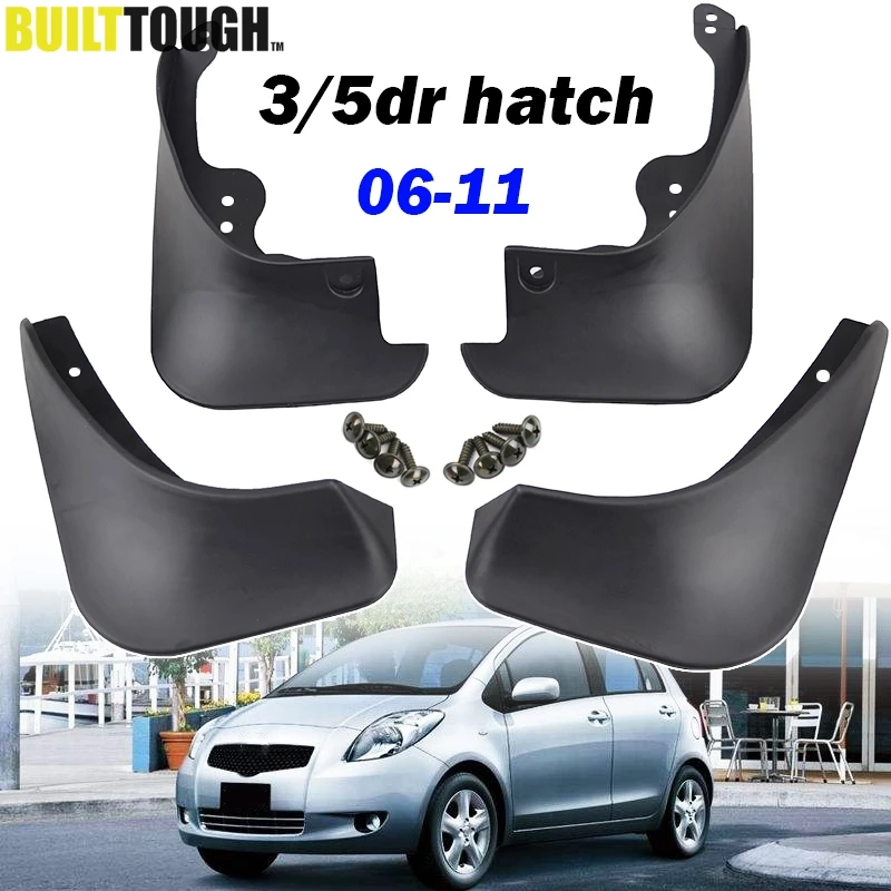 Брызговики для хэтчбека Toyota Yaris 2005 2011 Vitz Daihatsu Charade брызговики 2006 2007 2008 2009|mud flaps|splash