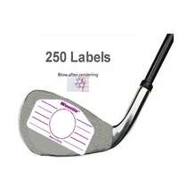 removable golf standard universal iron roll peel and stick golf sticker self adhesive 250 pcsroll