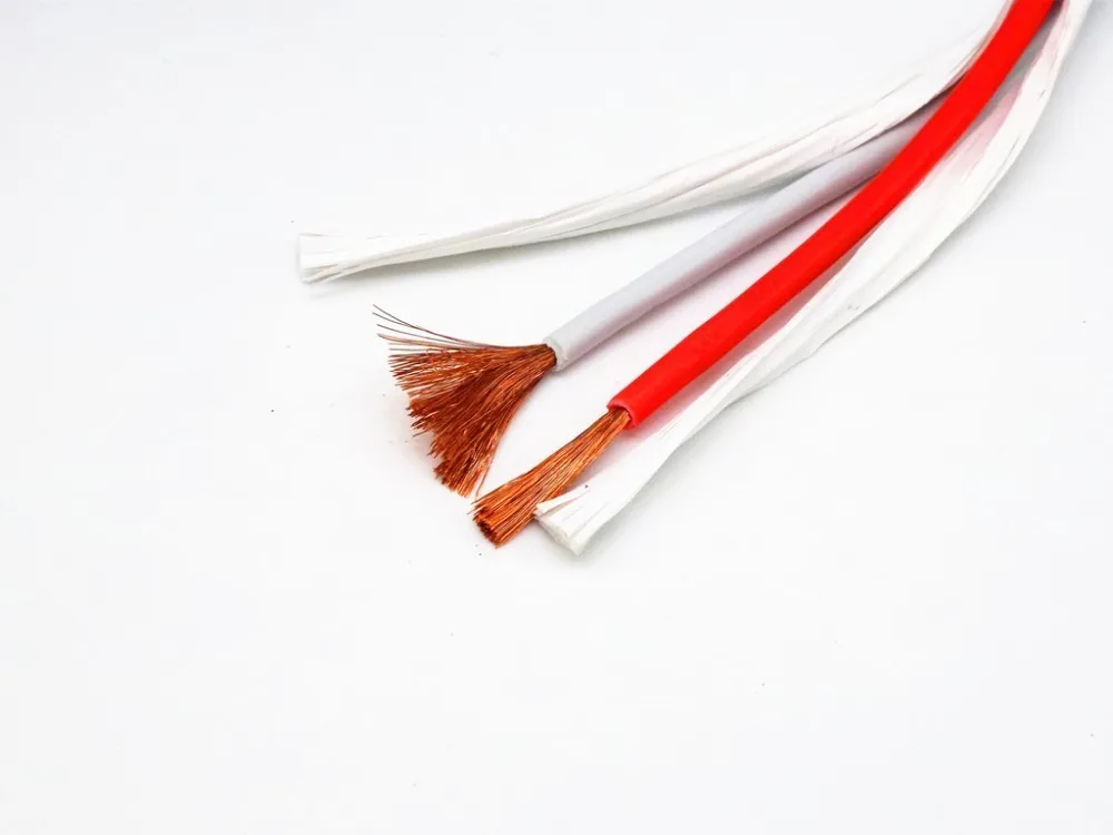 

2.5 2 square 2 core pure copper speaker Audio Line Professional stage audio wire amplifier speaker cable 1 meter scattered line
