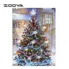 ZOOYA 5D DIY алмазная живопись Мозаика Искусство алмазной вышивки Рождественская елка рукоделие Стразы приклеенная Вышивка крестом R2994