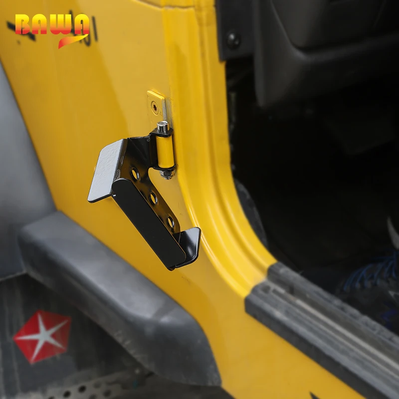 BAWA внешние дверные панели для Jeep Wrangler TJ 1997-2006 второго поколения металлические подножки педали Аксессуары
