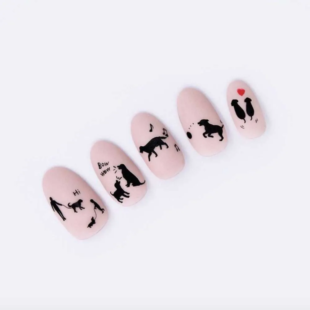 3d наклейка для ногтей 1 лист черный золотой в виде животных слайдеры летний