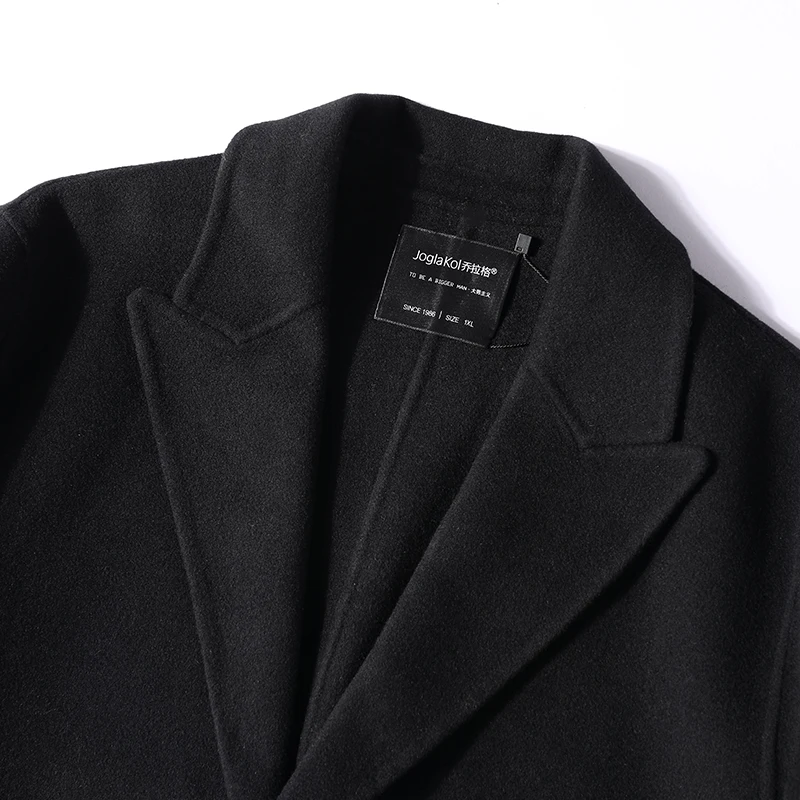 Large Size Trend Men's Clothing to Increase the Coat in Long Wool | Мужская одежда