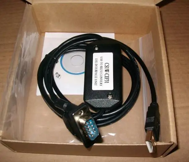 

USB-кабель для программирования в RS232, с поддержкой Win7, Win8, USB/CIF31, CS1WCIF31