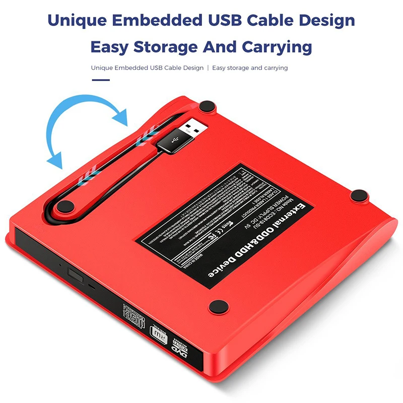 USB 3 0 DVD-привод YiYaYo устройство для записи компакт-дисков внешний проигрыватель